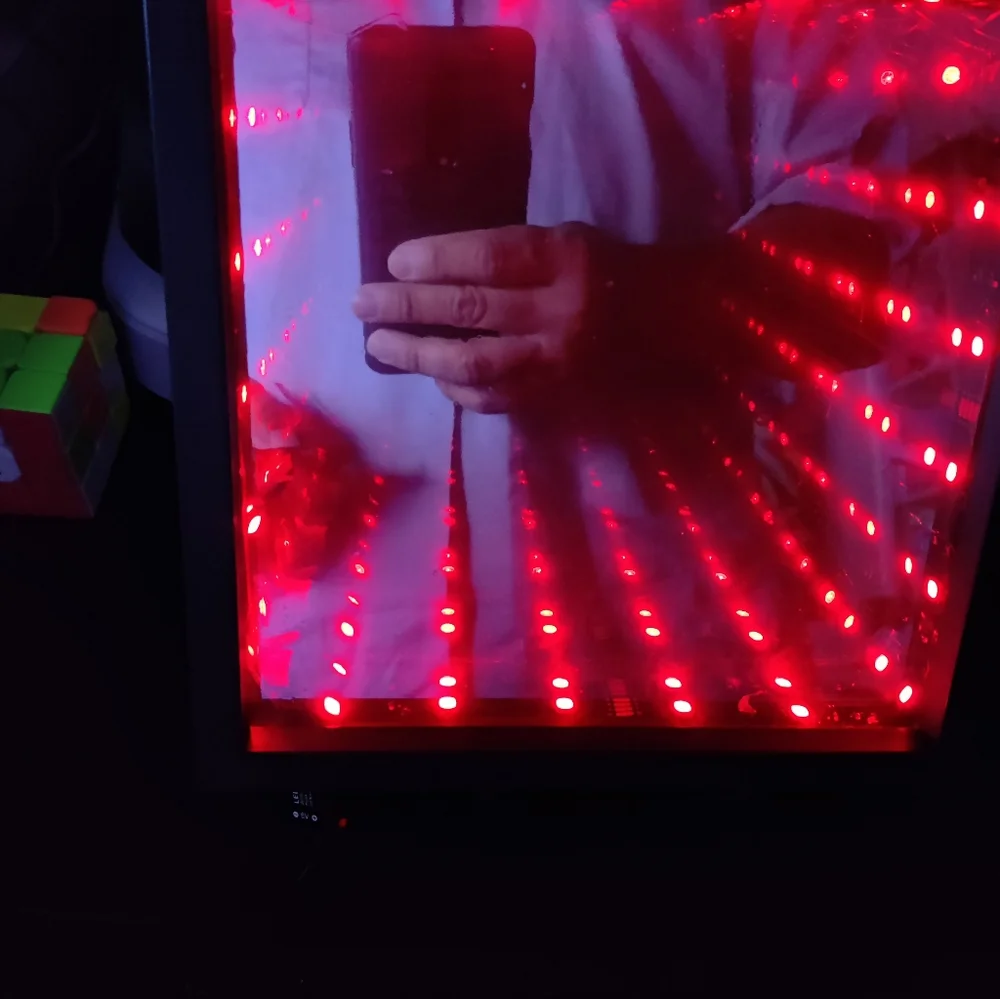 Hand made infinity mirror